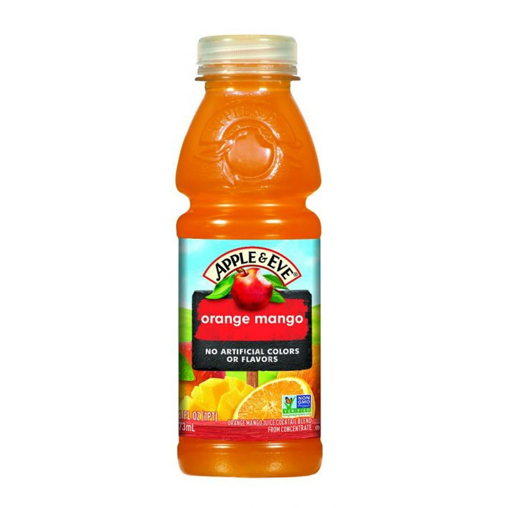 Apple & Eve On The Go 100 Juice Orange Mango 16 oz 12 Count