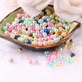thumbnail image 6 of Desktop ornament,130Pcs/Bag 3 8mm Faux Round Plastic Pearl Beads Tiny Loose Spacer Beads Findings For DIY Craft Necklaces Bracelets Jewelry Making, 6 of 8