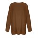 thumbnail image 4 of Uootdi Women's Plus Size Tops Crewneck Long Sleeve Sweatshirt Oversized Casual Loose Fit Basic T Shirts Blouse Gift, 4 of 5