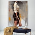 thumbnail image 5 of Woman's back abstract handmade oil painting, original women's oil painting art oil painting decoration, women's living room decoration,61*46cm (24*18) inches, unstretched frameless, 5 of 5