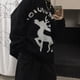 thumbnail image 3 of Ropa para hombre Suéter de punto con gráficos navideños Suéteres masculinos Conjunto de pareja Chaqueta larga Abrigo Coreano Otoño 2024 Sudadera con capucha, 3 of 4
