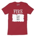 thumbnail image 2 of Function - CUSTOM TEXT FIRE Sauce Costume Fashion T-Shirt, 2 of 7