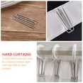 thumbnail image 4 of IFANLANDOR 50Pcs Curtain Track Hooks Rustproof in Steel Color, 4 of 7
