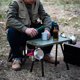 thumbnail image 2 of Mesa Plegable para Acampar Con Almacenamiento Malla Senderismo Mochilero, 2 of 9
