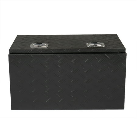 

30 Aluminum Five Pattern Toolbox Double Lock Black