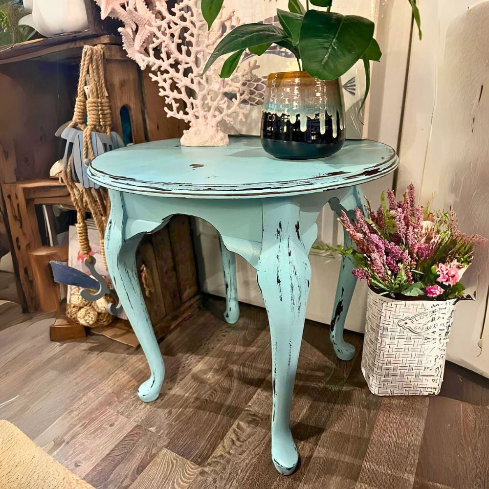 Colorantic | NAUTICAL Chalk Paint Based for Furniture DIY - Multi-Surface All-in-One Craft Paint | LIGHT BABY BLUE Home Decor Painting - 16 oz