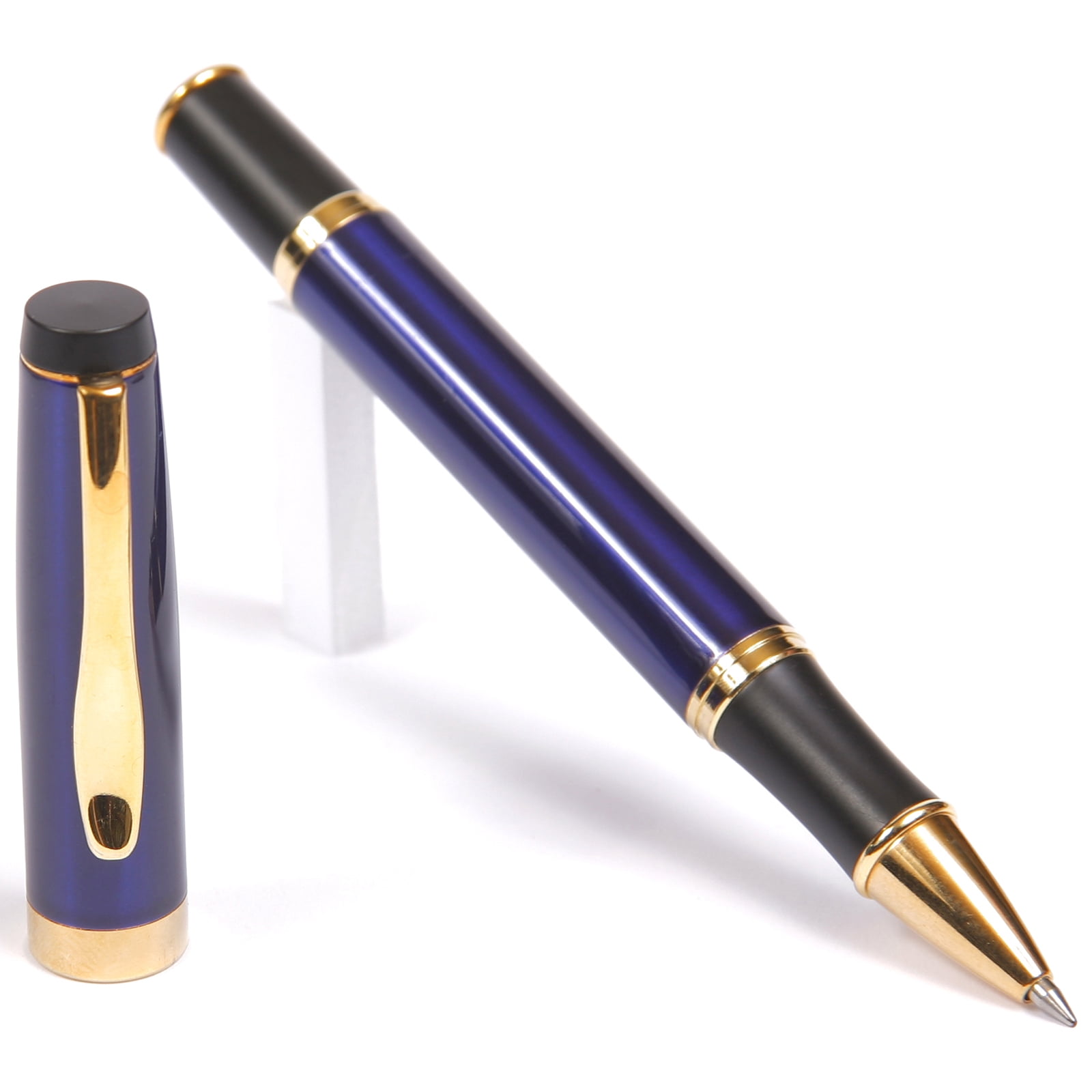 Gripper Roller Ball Pen - Blue with OS Single Gift Box Rosewood