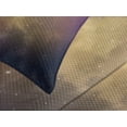 thumbnail image 4 of Ambesonne Sky Quilted Bedspread Set 3 Pcs, Night Clouds Stars Image, Queen Size, Pale Yellow Purple, 4 of 5