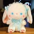 thumbnail image 1 of 23/35cm Cute/Soft/Beautiful/Rabbit Plush Toy/Lolita Style Little White Rabbit Doll/Children's Birthday Gift/Christmas Giftblue35cm Deng Xun unisex, 1 of 2