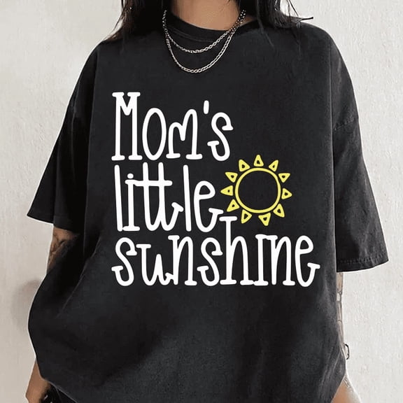 Mom’s Little Sunshine Cute Graphic Tee