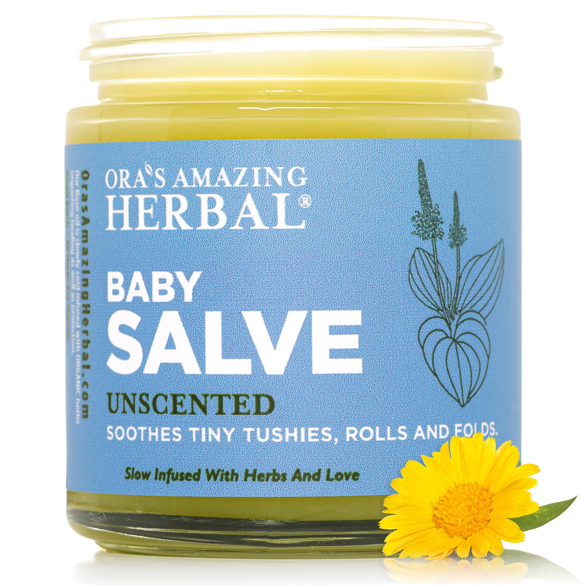 Baby Salve, Diaper Balm, Baby Ointment, Newborn Salve, Natural Baby Care with Calendula