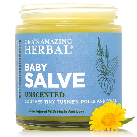 Baby Salve, Diaper Balm, Baby Ointment, Newborn Salve, Natural Baby Care with Calendula