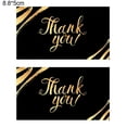 thumbnail image 2 of CCOCC 2026 New 100-Pack for Appreciating Small Business Support,2X3.5 Inches Black Gold 'Thank You' Cards for Retailers,Small Businesses,Customer Appreciation,Gift Wrapping,Packaging, 2 of 6