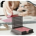 thumbnail image 3 of 3x3 Notepad Holder with Template - Cute Design, Plastic Construction, Decorative Memo Organizer - for Office/Home Desks, Quick Notes, and Creative Planning, 3 of 7
