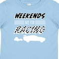 thumbnail image 4 of Inktastic Weekends Are for Racing Race Car Silhouette and Racing Flag Boys or Girls Baby T-Shirt, 4 of 5