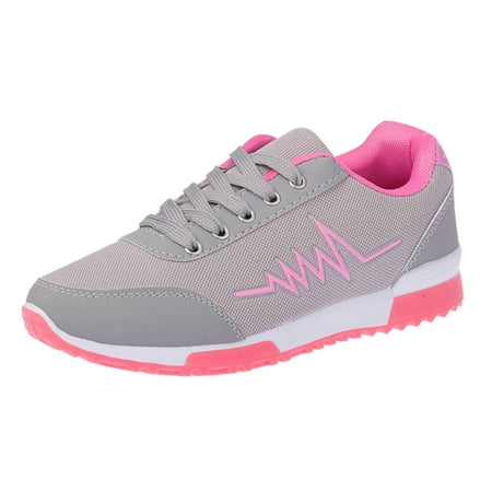 

gvdentm Sneakers For Women Breathable Casual Fflat Fashion Women s Color Matching Mesh Mesh Sneakers Women Fashion