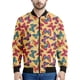 thumbnail image 2 of Chaqueta con estampado 3D de mariposas e insectos para hombre, ropa holgada, sudadera, chaqueta bomber informal con cremallera, tops de calle, 2 of 4