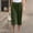 Green, variant on Aloohaidyvio Capri Pants for Women Plus Size 2024,Spring Summer Women's Casual Solid Color Cropped Trousers Bandage Pockets Elastic Waist Comfortable Straight Pants