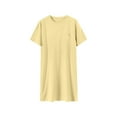 thumbnail image 6 of Sakmal Nightgowns for Women Soft 100% Cotton Comfy Nightshirt Short Sleeve Yellow Plain Nightgowns, 6 of 6