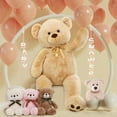 thumbnail image 4 of MorisMos 5ft Giant Teddy Bear Stuffed Animals Life Size Large Plush Brown Teddy Bear with Footprints, 4 of 9