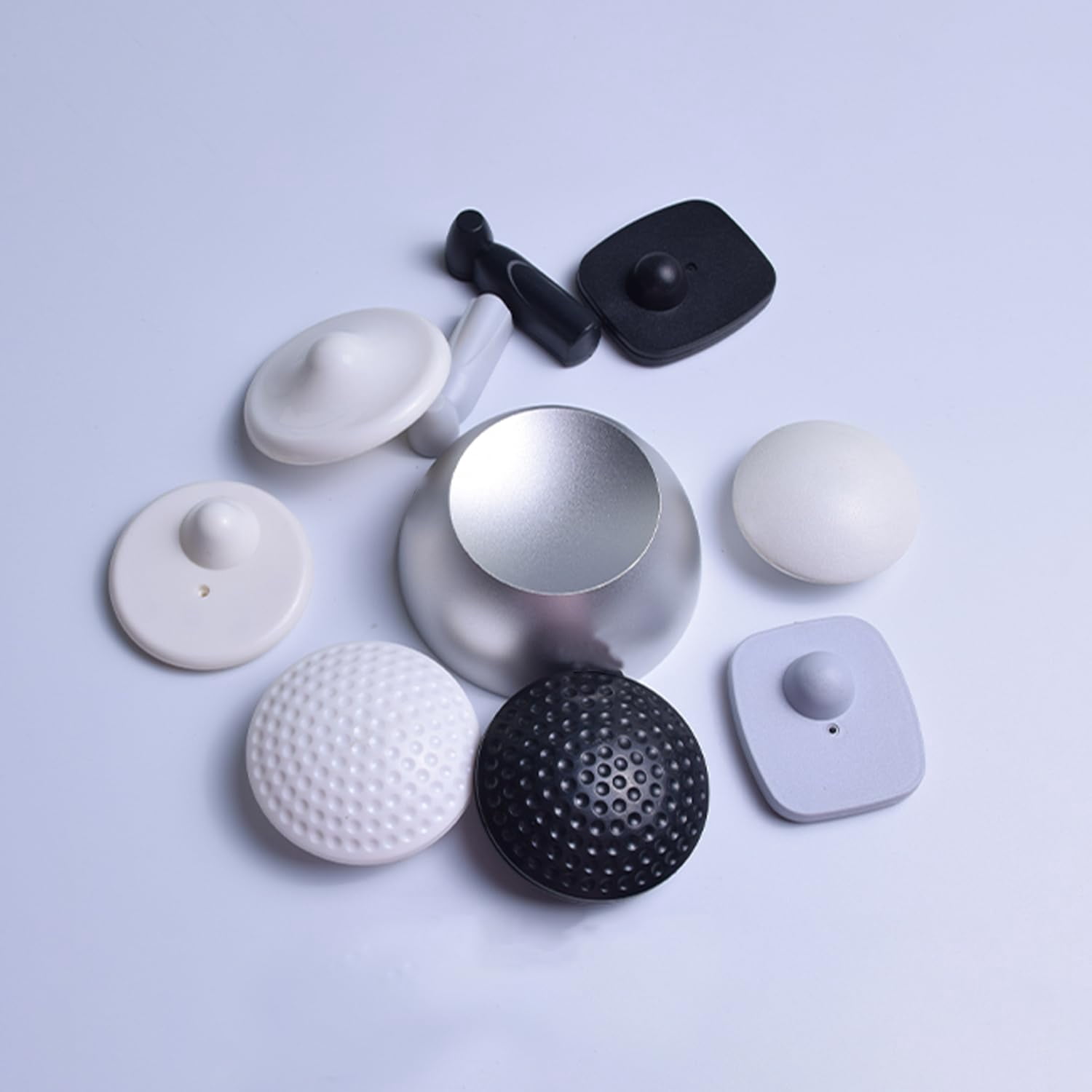 12000GS Rare Earth Magnets, Magnetic Heavy Duty & Fixing Hole, Suitable for DIY, Office, Recycling, Metal Clearance (1, Silver, 2.87" L x 1.29" H)