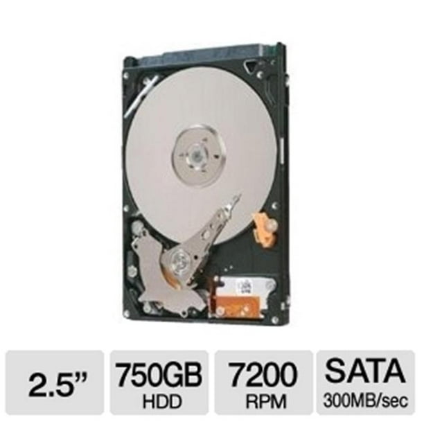 Seagate Technologie ST9750420AS HDD 750GB SATA Stockage Mobile 7200rpm 16MB Cache Disque Nu