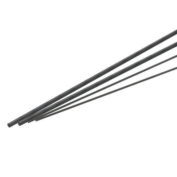 20 Pcs Carbon Fiber Rod Kits, 1mm x 400mm  3mm x 400mm for  RC Plane DIY Tool Wing Tube Quadcopter Arm