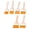 Large size 7 to 12, variant on Cleaning and Dusting Brushes Multipurpose Art And Cleaning Brush Set With Flexible Nylon Bristles And Handle