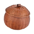 thumbnail image 4 of Boîte de Rangement Ronde en Rotin Plateau de Service pour Magasins Alimentaires Maison Restaurant L, 4 of 8