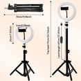 thumbnail image 6 of Goodea 8'' LED Ring Light, Adjustable Color Modes, Phone Holder, Desktop Tripod Stand, Beauty Fill Light for Live Streaming, TikTok, YouTube, Makeup, Photography, Zoom, Selfies, 6 of 11