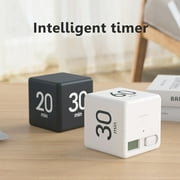 Cube Timer, Time, Kitchen Timer Kids Timer for ADHD Productivity Workout Flip Timer Classroom for StudyTime Countdown Management Settings 15 20 30 60 Minutes