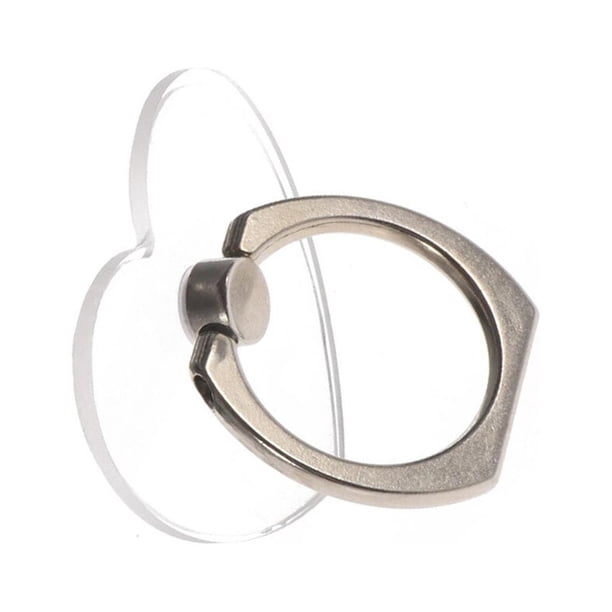Methold Soporte de anillo de dedo Claro Universal Rotación de 360 grados Anillos Soportes Compatible Soporte de montaje ligero Teléfono y Comunicación Amor