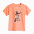 thumbnail image 4 of KPVEVIQ Toddler Halloween Shirt Kid Cute Witch Broomstick Tees Boys Girls Halloween Tops Clothes, 4 of 5