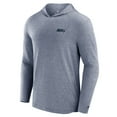 thumbnail image 2 of Men's Fanatics Navy Seattle Seahawks Front Office Tech Lightweight Hoodie T-Shirt, 2 of 3