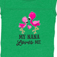 thumbnail image 4 of Inktastic My Nana Loves Me with Two Flamingos Boys or Girls Baby Bodysuit, 4 of 5