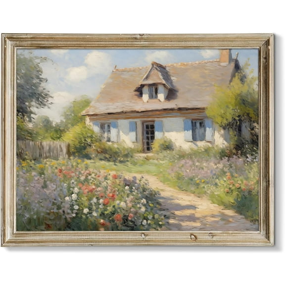 Vintage Wall Art, Vintage Floral Wall Art Prints - Vintage Flower Pictures Decor Aesthetic - Canvas Prints for Bedroom Living Room Bathroom Wall Decor