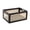 Black Small, variant on mdesiwst Vinyl Record Storage Box Durable MDF Rattan Vinyl Record Holder with Handle Cubic Desktop Album Organizer for Vinyl Records Multipurpose Storage