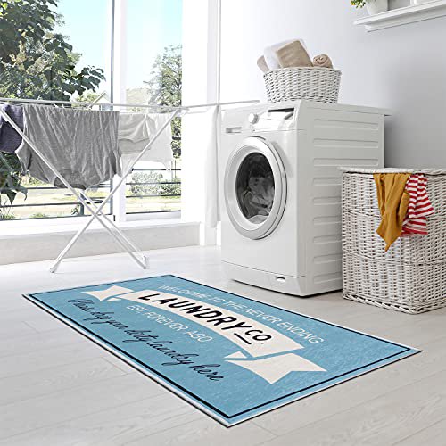 wunderlin Laundry Room Collection NonSlip and Washable Laundry Room Mat for Laundry Room Runner