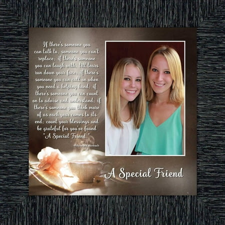 A Special Friend, Poem about Friendship, Thank You to My Best Friend Picture Frame, 10x10 (Best Friend Forever Frames)