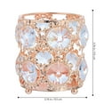 thumbnail image 2 of Phenofice 1Set Round Makeup Brush Storage Tool Golden 9.5x3.7in For Home Decor, 2 of 5