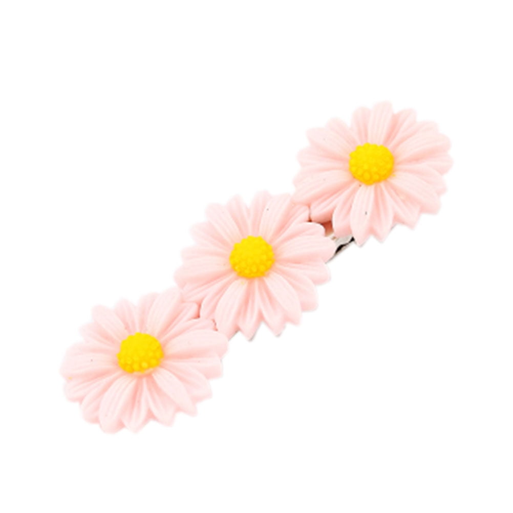 NICEXMAS 10 Pcs Daisy Flower Hair Clips Barrettes Hair for Ladies Women