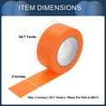 thumbnail image 4 of Cinta de enmascarar Unique Bargains, cinta para pintar autos DIY, 1 pieza naranja de 2 pulgadas x 54.7 yardas, 4 of 7