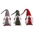 thumbnail image 1 of Beard Braid Christmas Tree Xmas Gnome Tumbler Ropa de pie Santa Toy Doll Hanging Wizard Wall Holiday Gift Rojo + Gris + Verde sidaley ZHF0245, 1 of 7