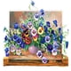 thumbnail image 2 of Cuadros Decorativos 5D bricolaje taladro redondo completo diamante pintura violeta Kit decoración del hogar arte artesanía Ehuebsd embutido en tela, 2 of 8