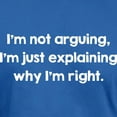 thumbnail image 3 of CafePress - I'm Not Arguing Men's Fitted T Shirt (Dark) - Men's Fitted T-Shirt, 3 of 4