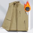thumbnail image 4 of Dpytoraw Casual Vest Man Loose Outdoor Zipper Pocket Jacket Winter Vest Large Size Sports Plus Velvet, 4 of 4