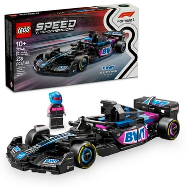 LEGO Speed Champions BWT Alpine F1 Team A524 Race Car Toys - Building Set For Kids, Boys & Girls, Ages 10  - Toy Cars for F1 Fans - Gift Ideas for Birthdays - 77248