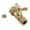 Brass, variant on Kingston Brass CC44452X 5/8-Inch O.D. Comp x 1/2-Inch O.D. Comp Quarter-Turn Straight Shut-Off Valve in Polished Brass