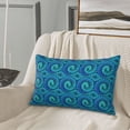 thumbnail image 5 of Lsque Snake Pattern Pillow Case – Soft & Cozy Throw Pillow Cover, Hypoallergenic Cushion Case for Sleeping Women with Envelope Closure-16"x24", 5 of 6