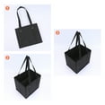thumbnail image 3 of Unique Bargains Fabric Storage Bin for Shelves Closet Black 13*9.8*11, 3 of 6